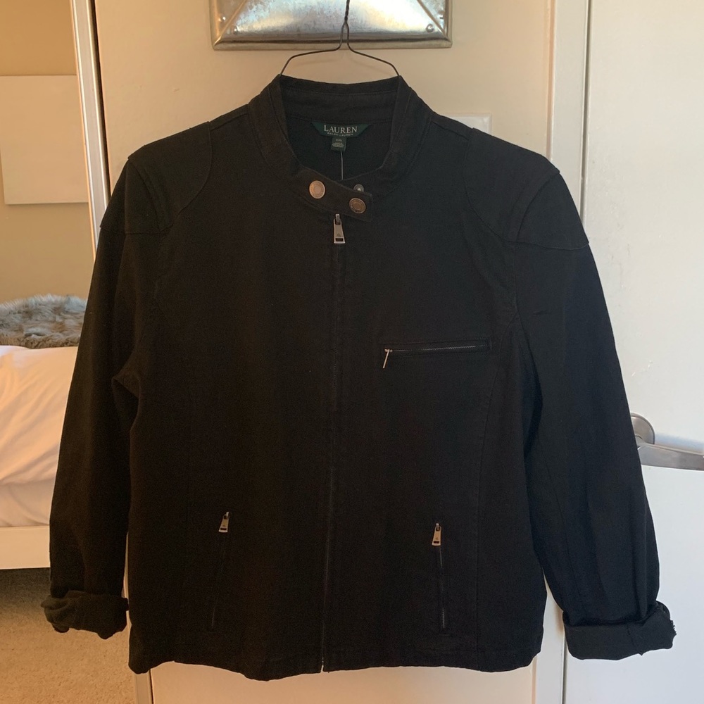 Lauren by Ralph Lauren Moto Jacket